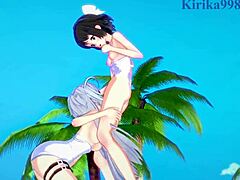 Miku and Laura’s Sultry 3D Play