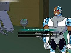 Naughty Titans cartoon flair