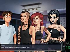Edgy gamer meets rockeira in Summertime Saga