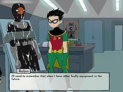 Naughty Titans cartoon flair