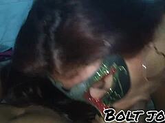 Tattooed Brunette's Bold Move