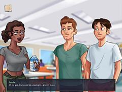Animated Brunette's Summer Heat