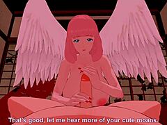 Angel man’s daring 3D hentai tease