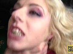 Submissive babe's intense anal BDSM