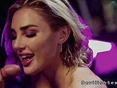 Blonde Gets Naughty with Surprise