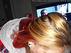 sloppy deepthroat leaves no chance for mercy