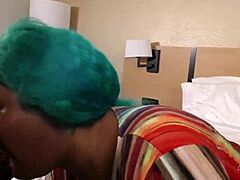 Ebony Whore Takes Deepthroat Cumshot In Wild Fuck