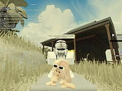 Deep anal in sizzling Roblox content