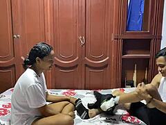 I pound my stepsister with rough raw sex