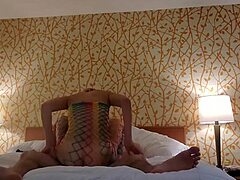 Curvy beauty in bondage fantasy