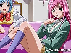 Cheeky Anime Girls In Ecchi Tease Display