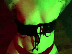 My tattooed girlfriend's stunning blowjob while bound