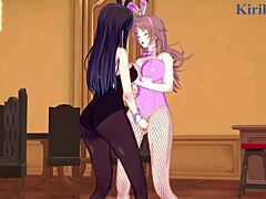 Lesbians Animate Sultry Desires