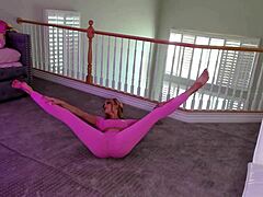 Solo Yoga Babe Teases Intimacy