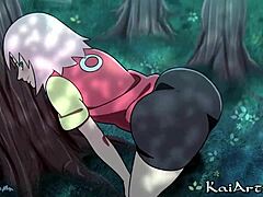 anime girls twerk assjob and blowjob in compilation