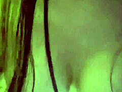 camgirl's natural curves in steamy show