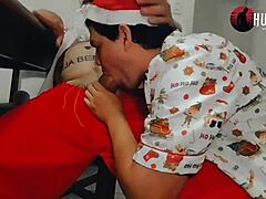 twink takes big thick cock from papai noel