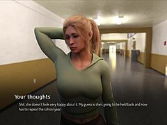 college girl's visual tale unfolds