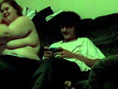 wife deepthroats husband then gets pussy creampied
