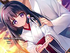Cheeky Japanese Anime Love - Yachiyo Shizuki Scene