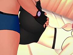 Anya Finishes Workout and Craves Hard Hentai Fuck