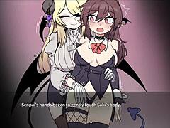 Succubus Unleashes Office Fetish Thrill