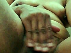 i watched this milf finger her wet pussy