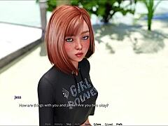 Anime love in sunny bedroom
