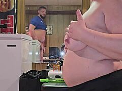 Thick MILF sucks my cock dry