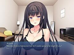 Hentai siren teases in office