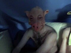 Bold group blowjob with shaved amateurs