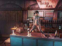 Fallout 4: Power Armor Brunette Fucked in Game