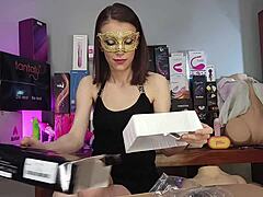 Suggestive Sarah Sue Unveils Secret Sex Toy Box
