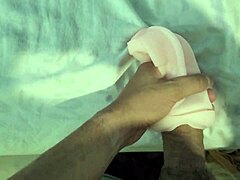 Solo Gay Guy Fucks Silicone Ass Hard