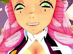 Mitsuri Kanroji's Vibrant Anime Energy