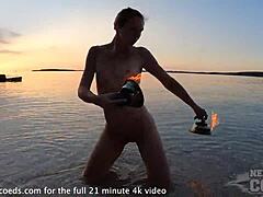 Seductive Rhythms Under Sunset Shores