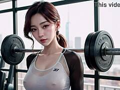 my asian milf gym tale