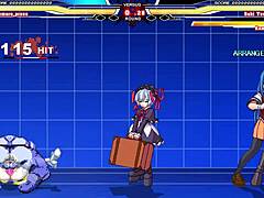 Kuromaru Battles Arcana Heart In Animated Fuck