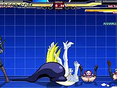 Kuromaru Battles Arcana Heart In Animated Fuck