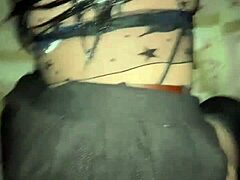Peruvian travesti fucks married man in wife’s skirt
