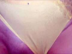 slipped redhead’s panties aside for wet pussy fuck