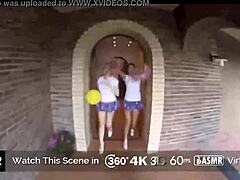 Busty Blonde Ignites Outdoor Intimate Storm
