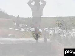 Solo Beauty’s Raw Outdoor Fuck