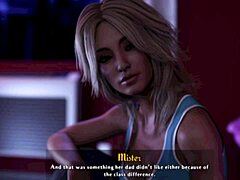 what’s behind this blonde hentai kissing gameplay?