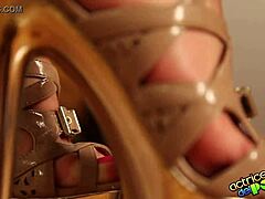 Franceska’s Fierce Latina Feet Fetish Display