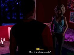Wet blonde hentai gameplay ends in creampie action