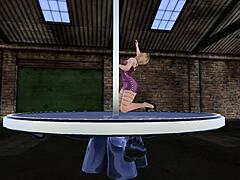 dahlia’s hot VR pole moves