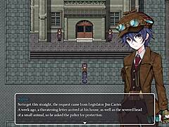 Detective Girl Strips Before Old Man for Photo