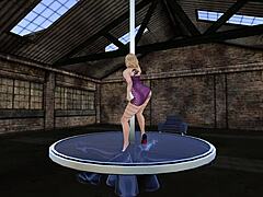 dahlia’s hot VR pole moves