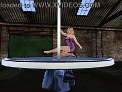 dahlia’s hot VR pole moves